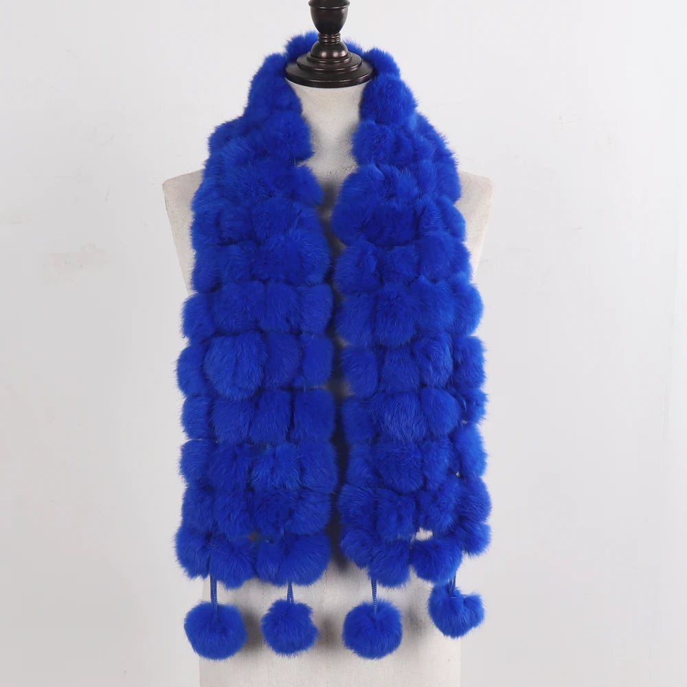 Women Winter Warm Fur Muffler 2025