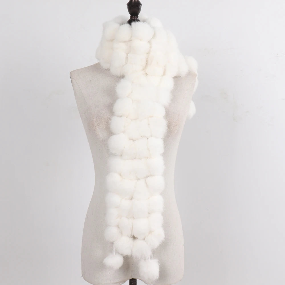 Women Winter Warm Fur Muffler 2025