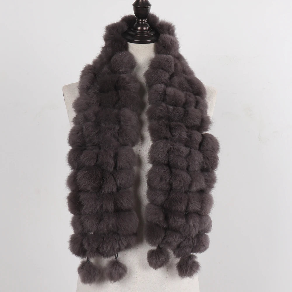 Women Winter Warm Fur Muffler 2025