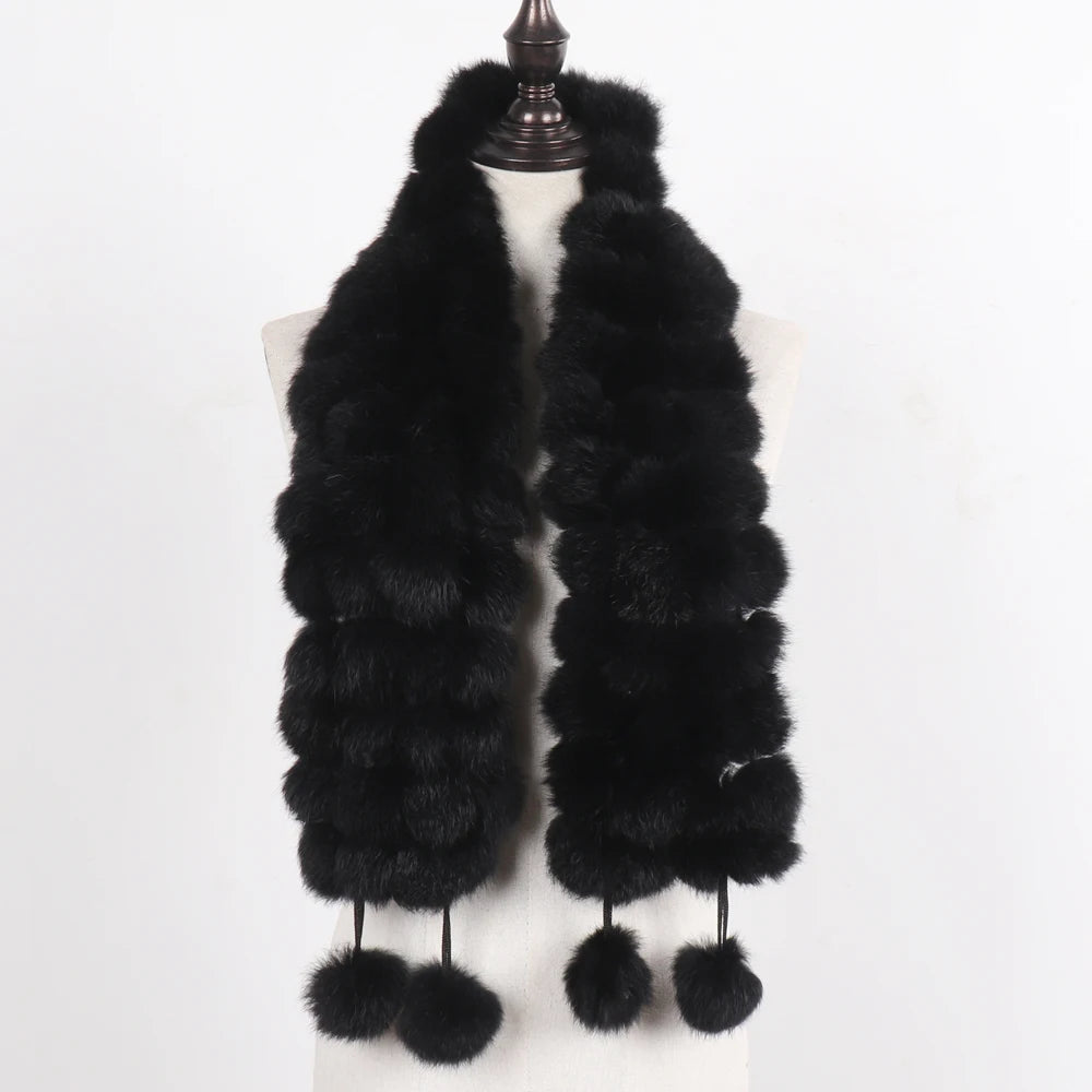 Women Winter Warm Fur Muffler 2025