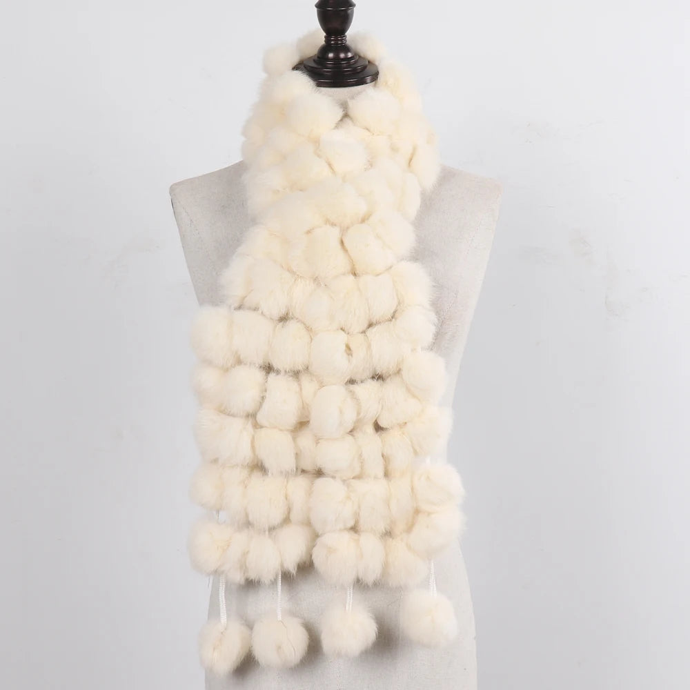 Women Winter Warm Fur Muffler 2025