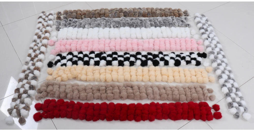 Women Winter Warm Fur Muffler 2025