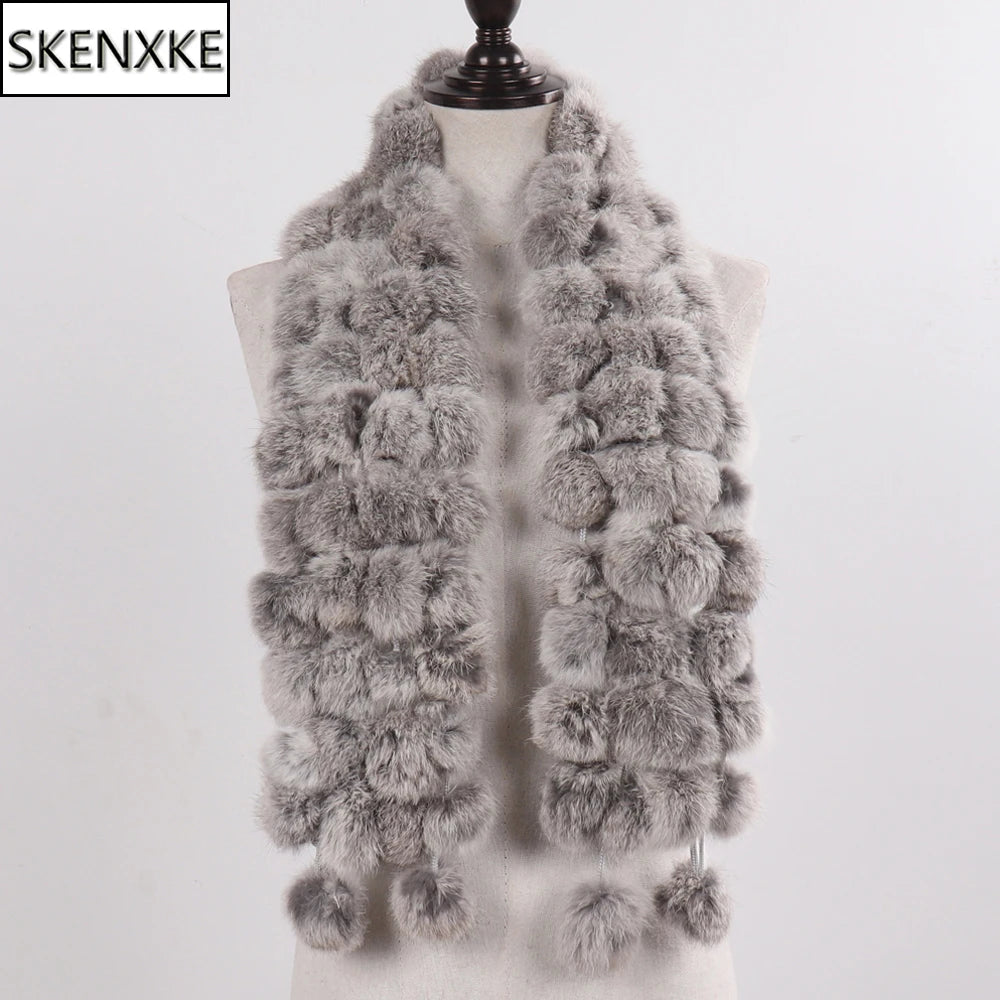 Women Winter Warm Fur Muffler 2025