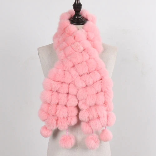 Women Winter Warm Fur Muffler 2025