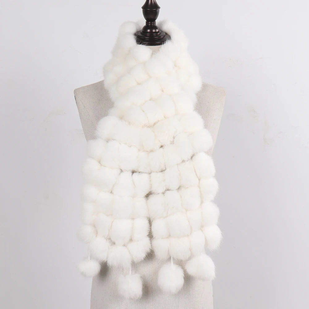 Women Winter Warm Fur Muffler 2025