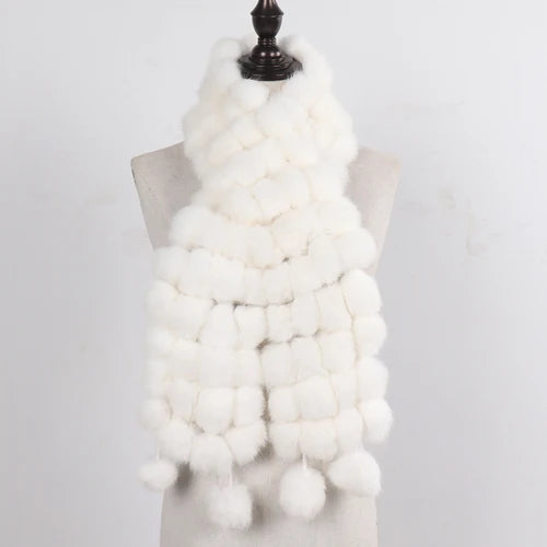 Women Winter Warm Fur Muffler 2025