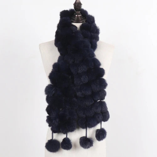 Women Winter Warm Fur Muffler 2025