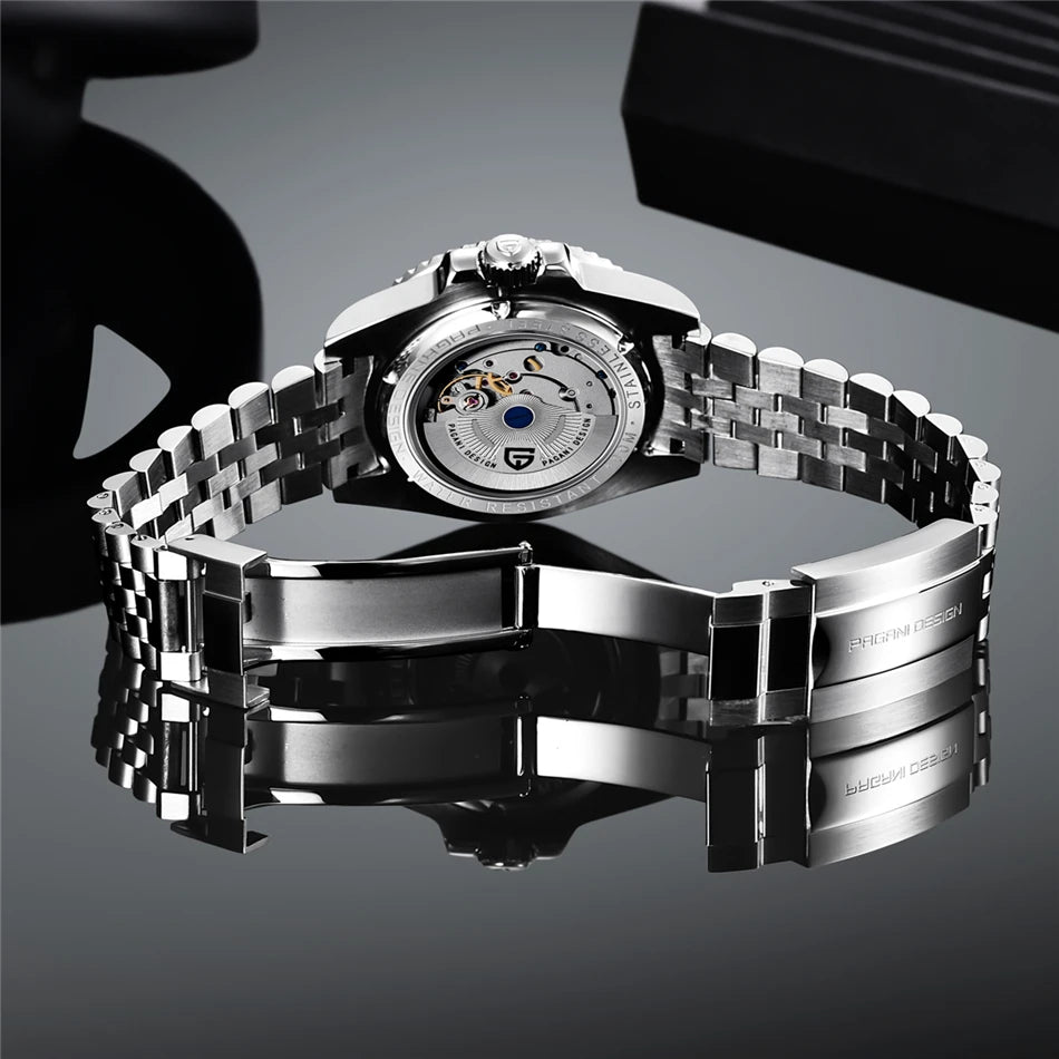 PAGANI DESIGN 40MM  Sapphire Glass 100m Waterproof Men's Mechanical Watch