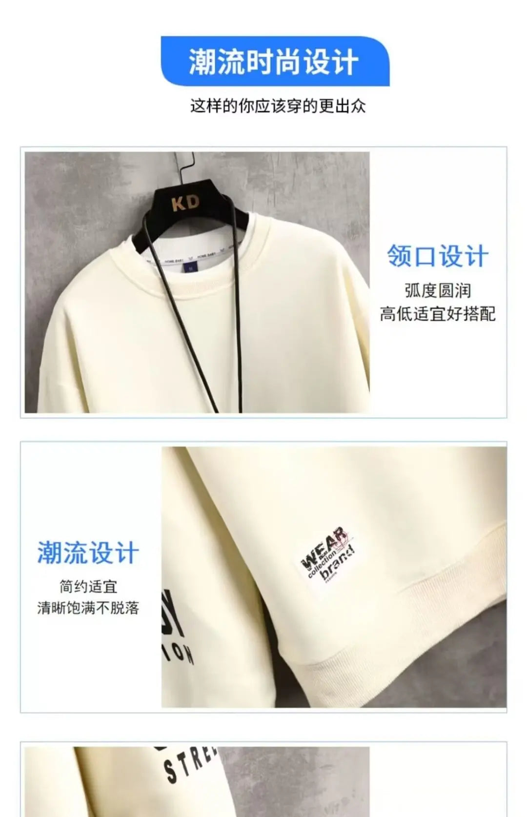 Comfortable  Oversized Loose Design Lovers Casual Long Sleeve T-shirt