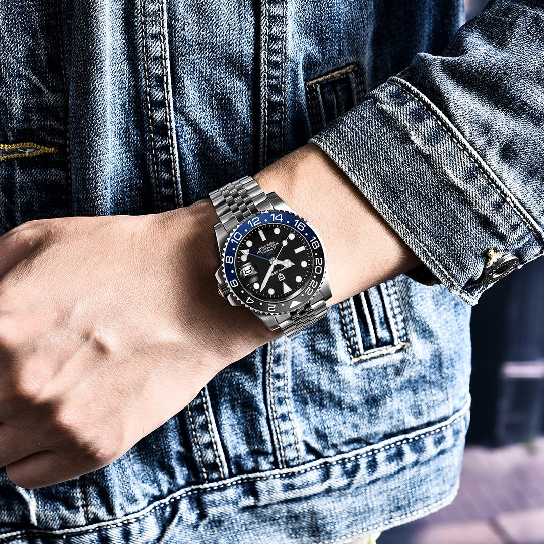 PAGANI DESIGN 40MM  Sapphire Glass 100m Waterproof Men's Mechanical Watch