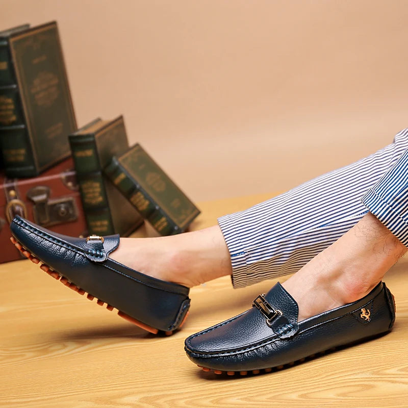 YRZL Loafers Men Handmade