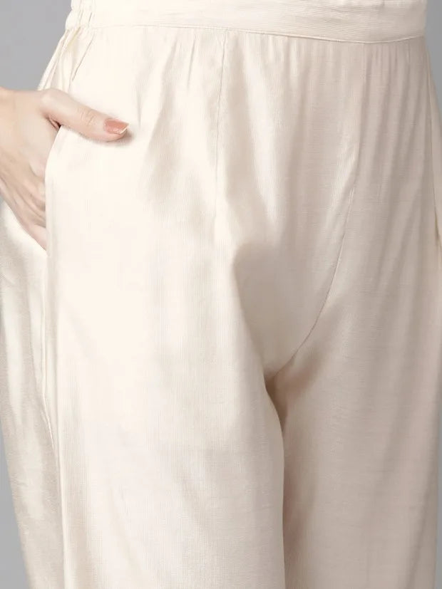 women's silk cotton 3-piece set with distinctive ethnic clothing, side jabi set with comfortable vibe