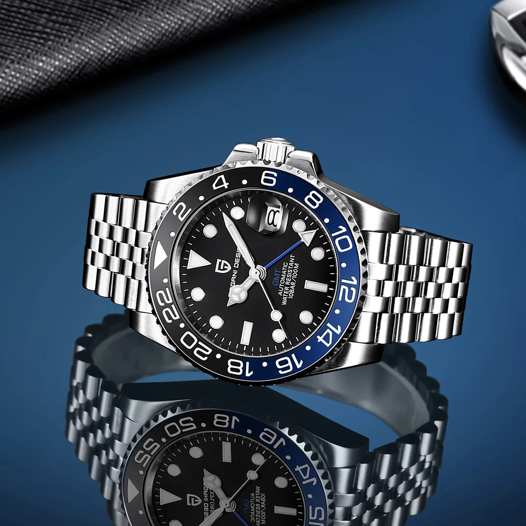 PAGANI DESIGN 40MM  Sapphire Glass 100m Waterproof Men's Mechanical Watch