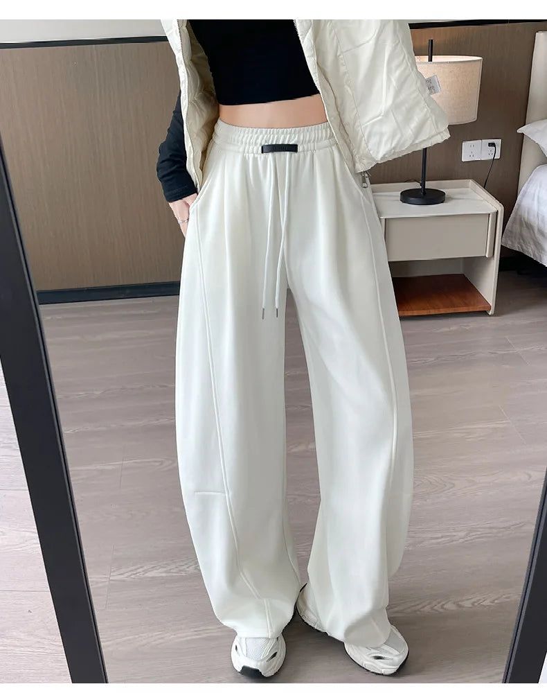 High-waisted  Casual Sweatpants