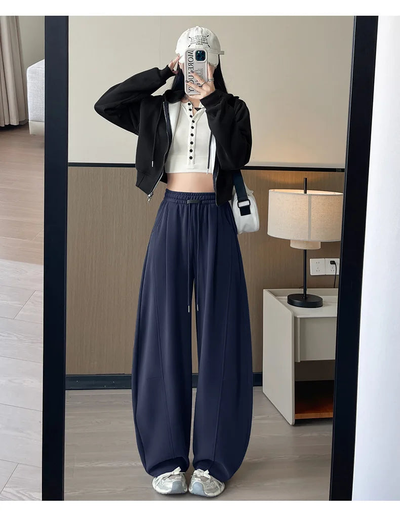 High-waisted  Casual Sweatpants