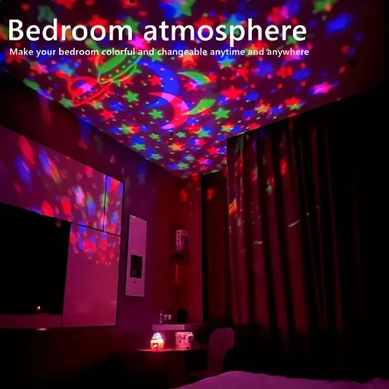 Colorful LED Starry Sky Projector