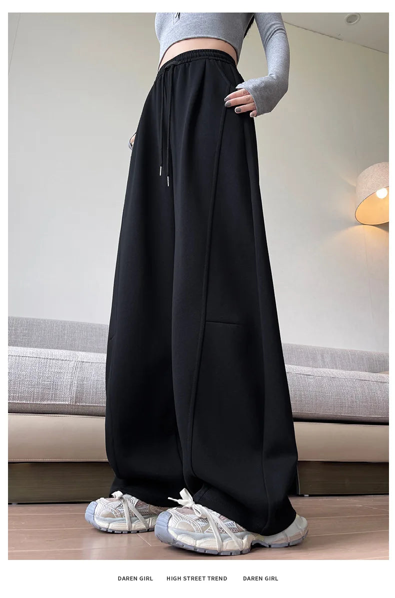 High-waisted  Casual Sweatpants