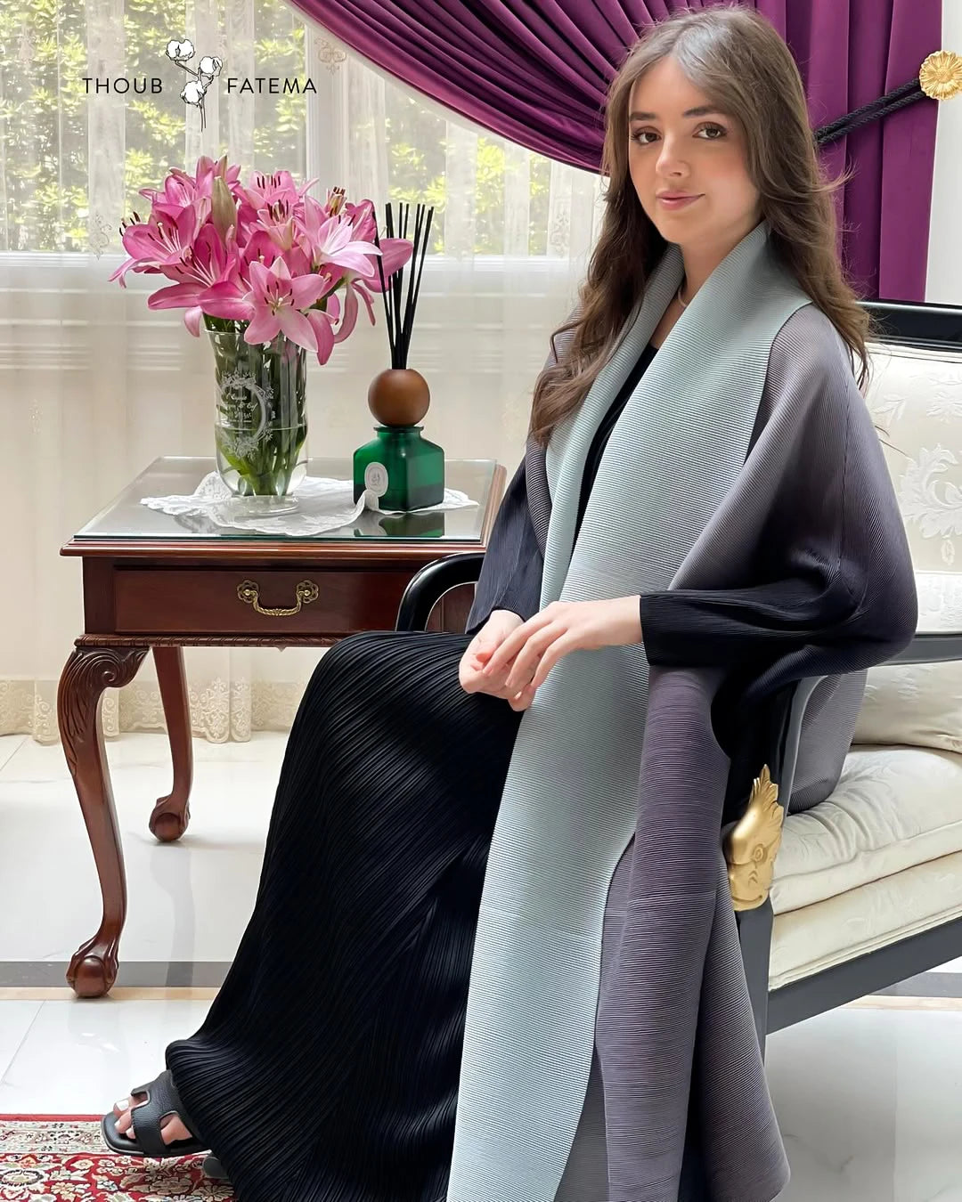 Arabic Clothes Woman Luxury Causal Print Long Coat For Muslim Women Abaya Butterfly Dubai Ramadan 2026 Femme Plus Size Clothing