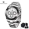 40mm New V2 PAGANI  Sapphire Retro Chronograph Stainless Steel Waterproof Watch