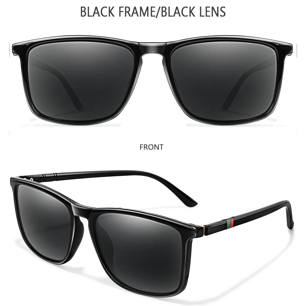 Luxury Square Vintage Polarized Cycling Sunglass