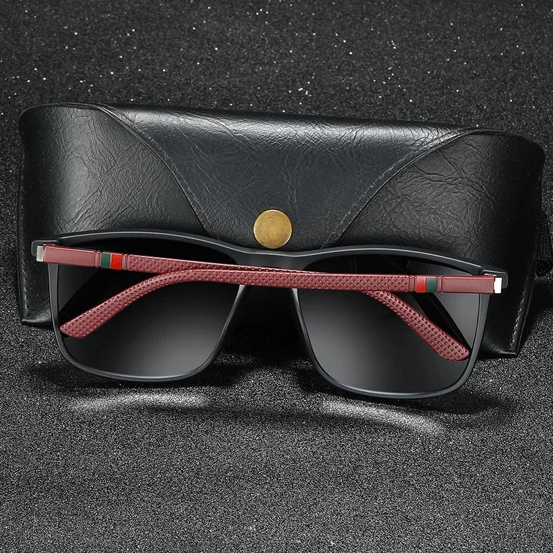 Luxury Square Vintage Polarized Cycling Sunglass