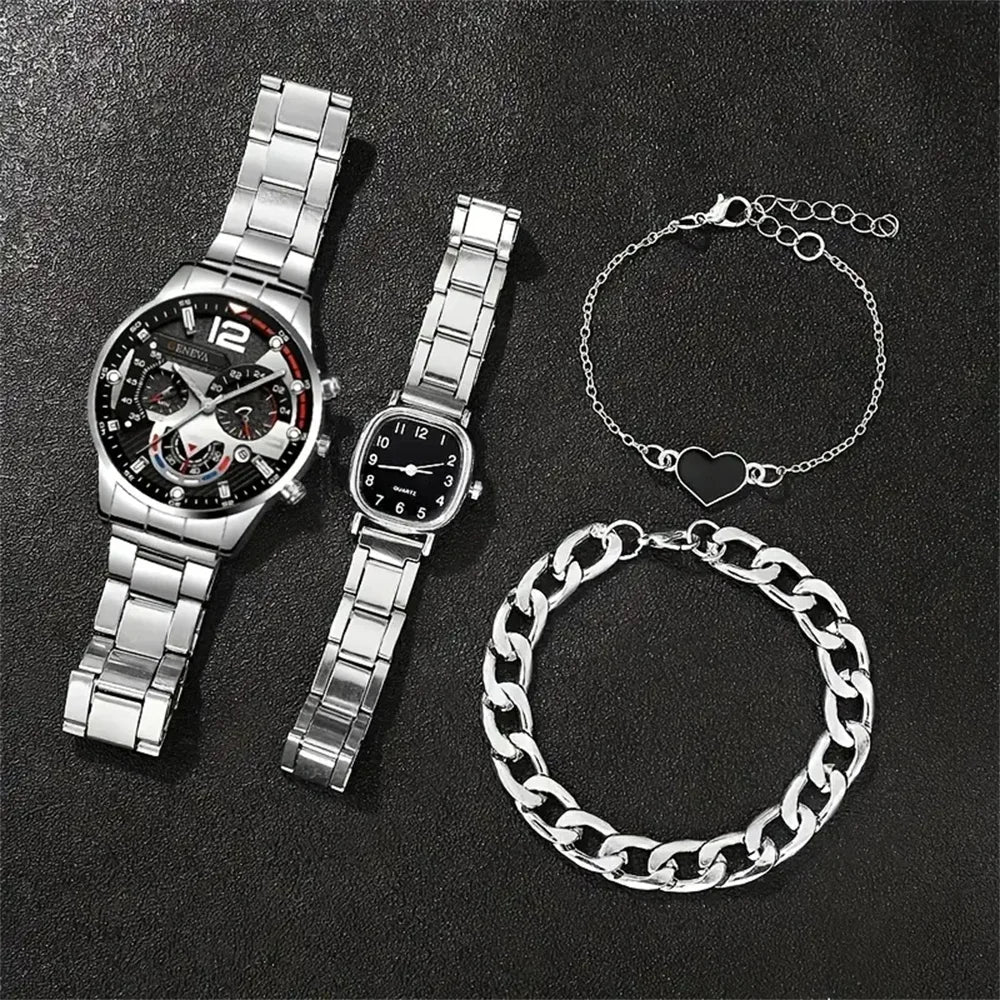 2 fashion casual watches for couples
