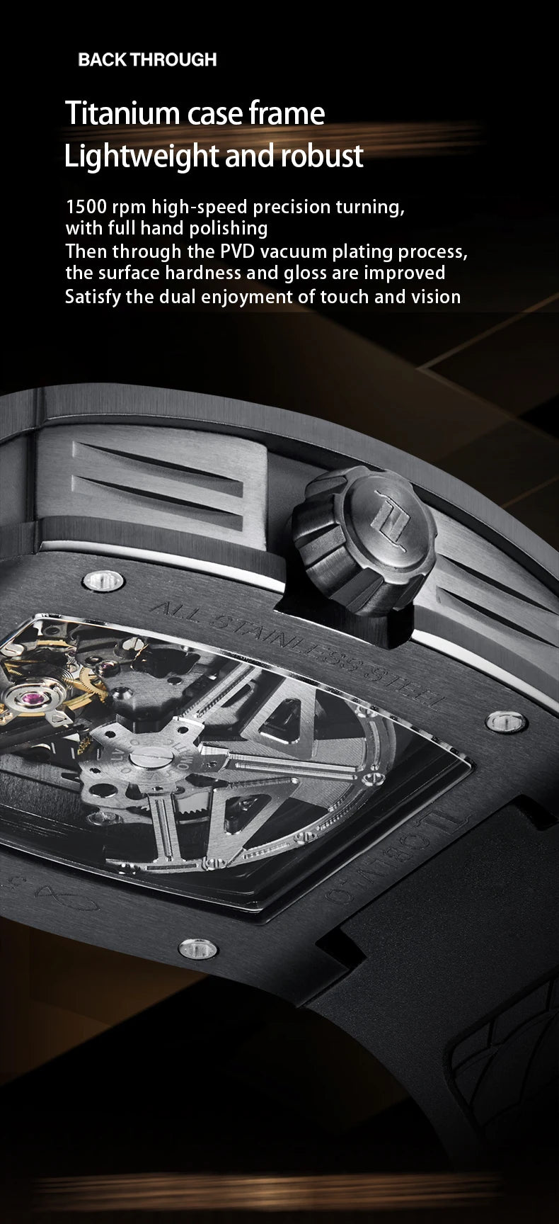 OBLVLO Top Watch Brand Sport Watch For Man