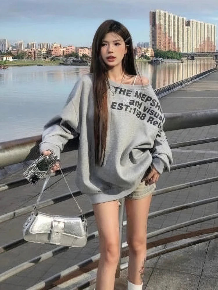 Sexy Oversize, Women Streetwear  Korean Fashion Oversized T Shirt