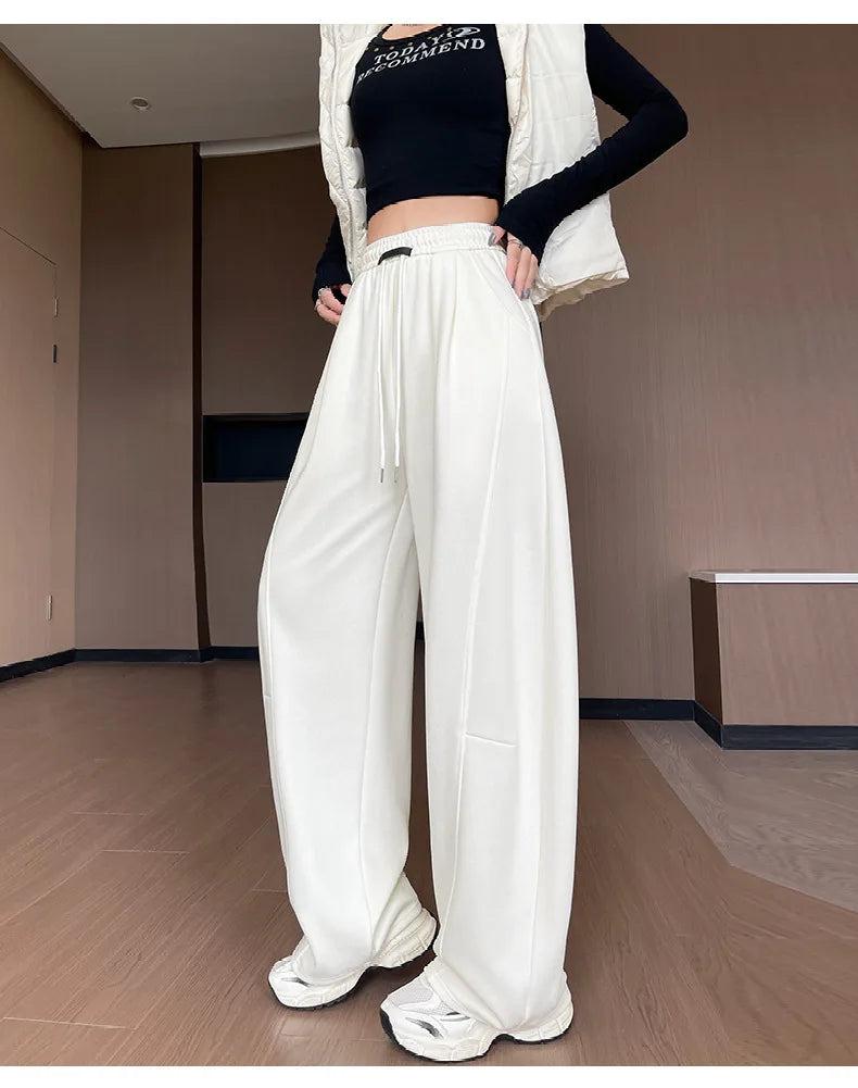 High-waisted  Casual Sweatpants