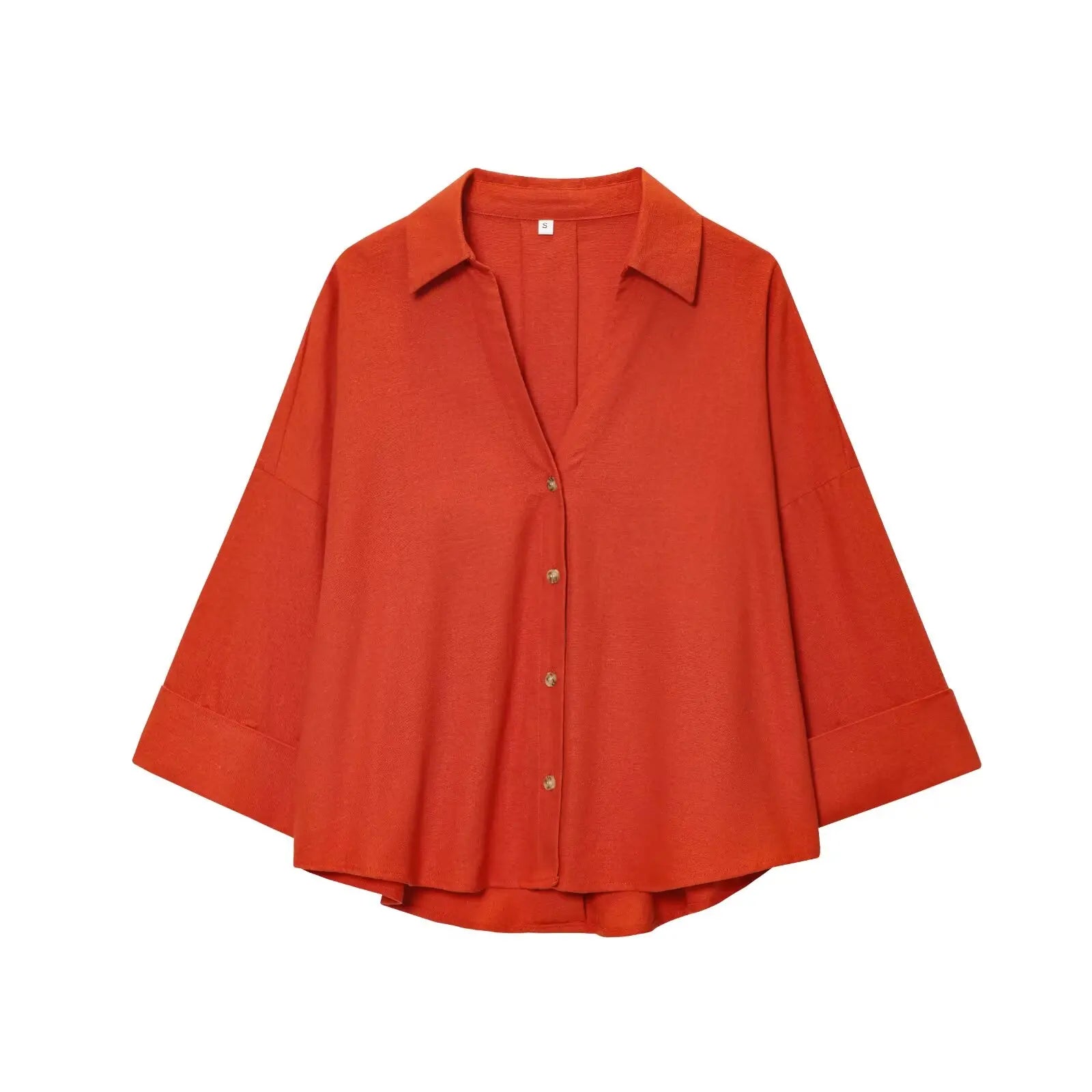 Wide Sleeved Shirt Women  Shirts & Blouses