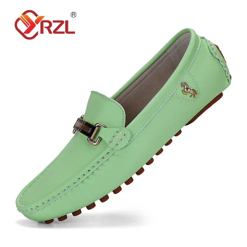 YRZL Loafers Men Handmade