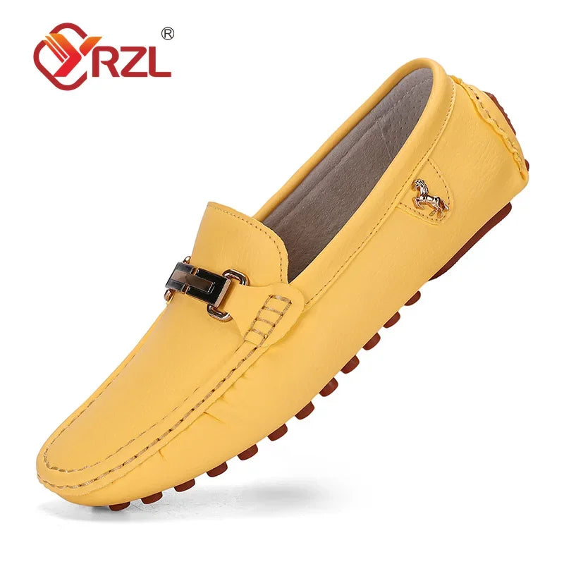 YRZL Loafers Men Handmade