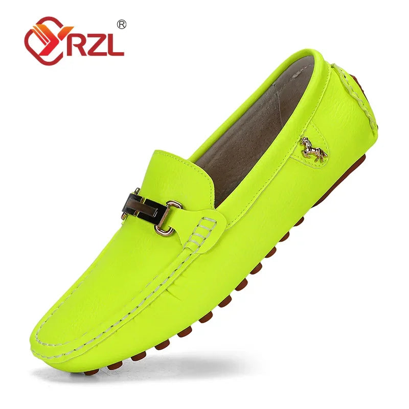 YRZL Loafers Men Handmade