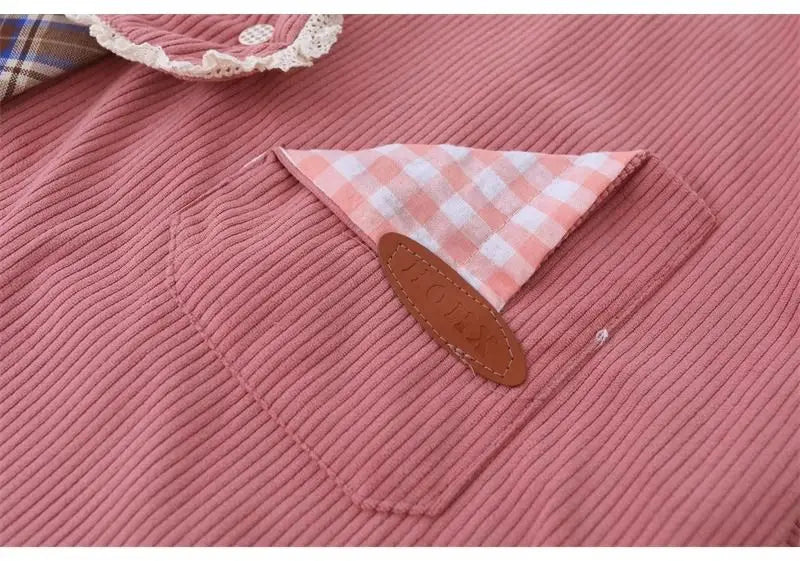 Preppy Style  Sweet Cute Chic Asymmetrical Tops