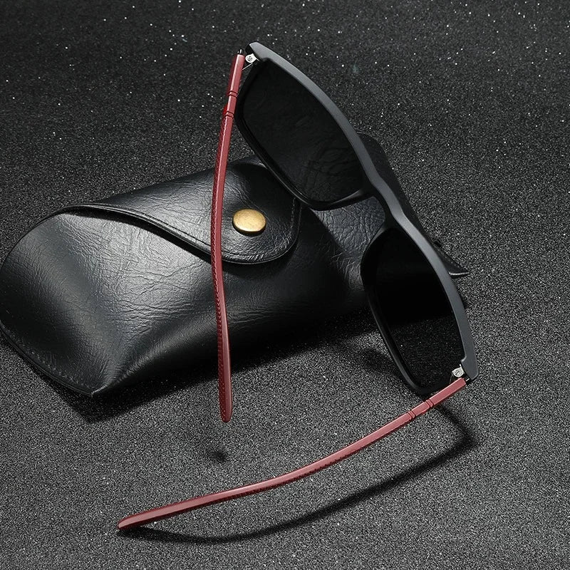 Luxury Square Vintage Polarized Cycling Sunglass