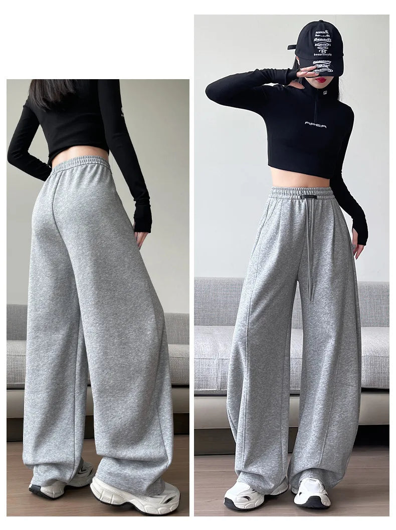 High-waisted  Casual Sweatpants