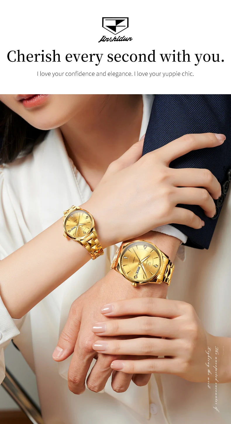 JSDUN Couple Watches Luxury Fashion