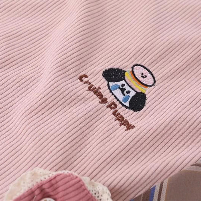 Preppy Style  Sweet Cute Chic Asymmetrical Tops