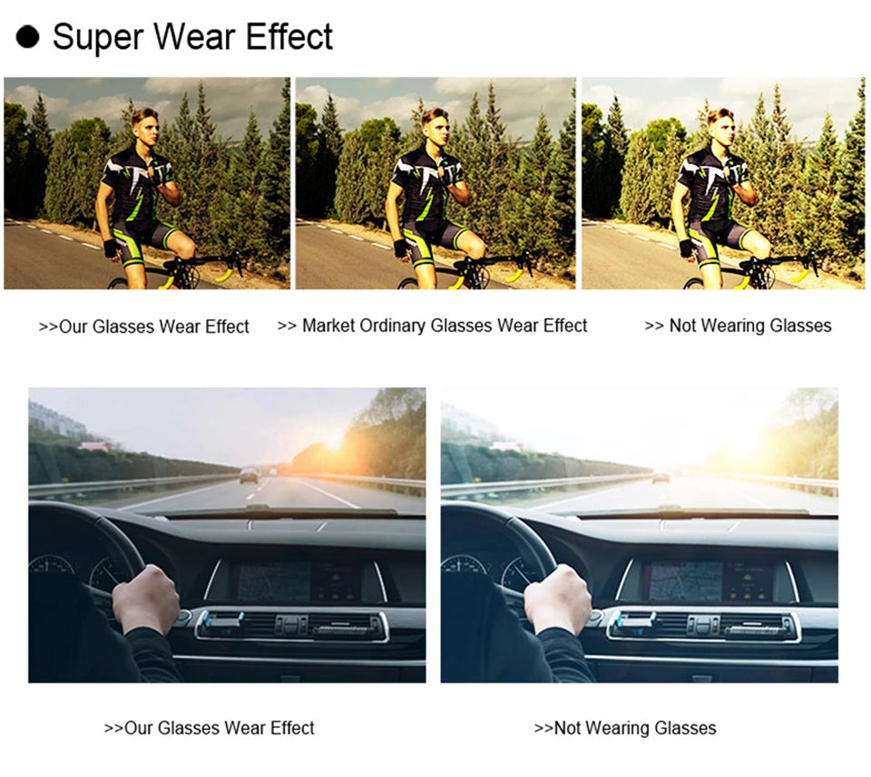 Luxury Square Vintage Polarized Cycling Sunglass