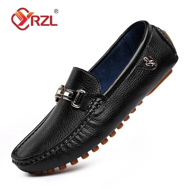 YRZL Loafers Men Handmade