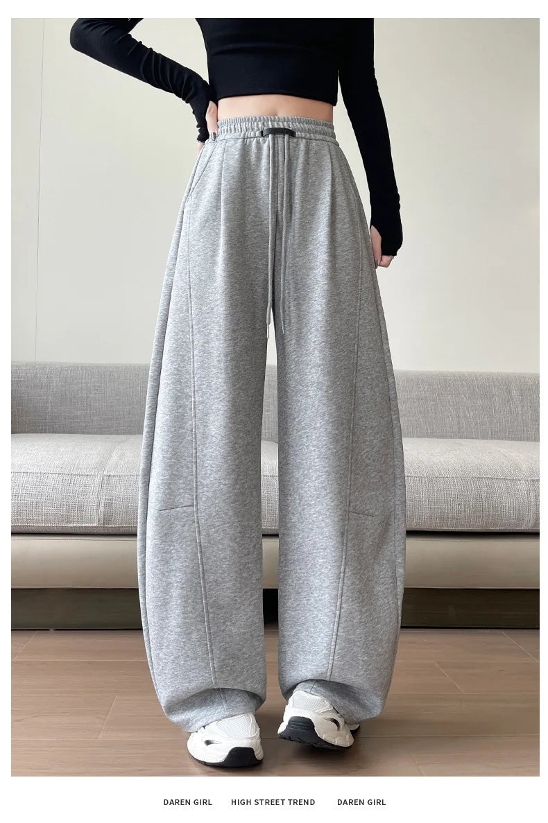 High-waisted  Casual Sweatpants