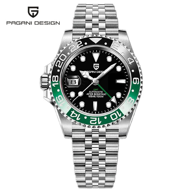 PAGANI DESIGN 40MM  Sapphire Glass 100m Waterproof Men's Mechanical Watch