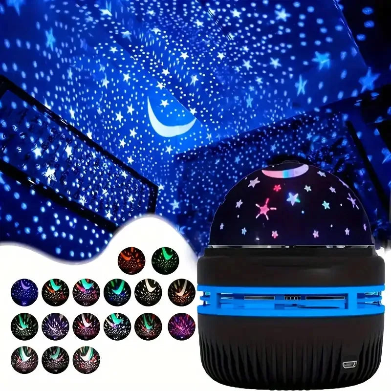 Colorful LED Starry Sky Projector