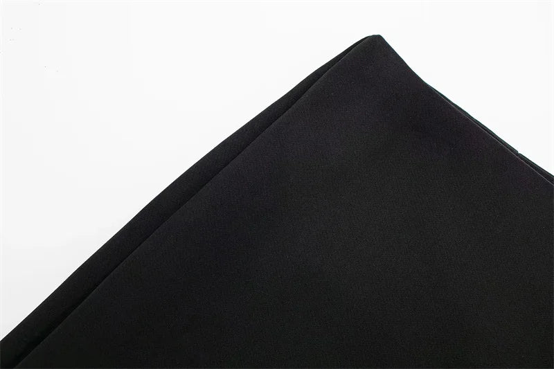 Black Mini Skirt Shorts Woman