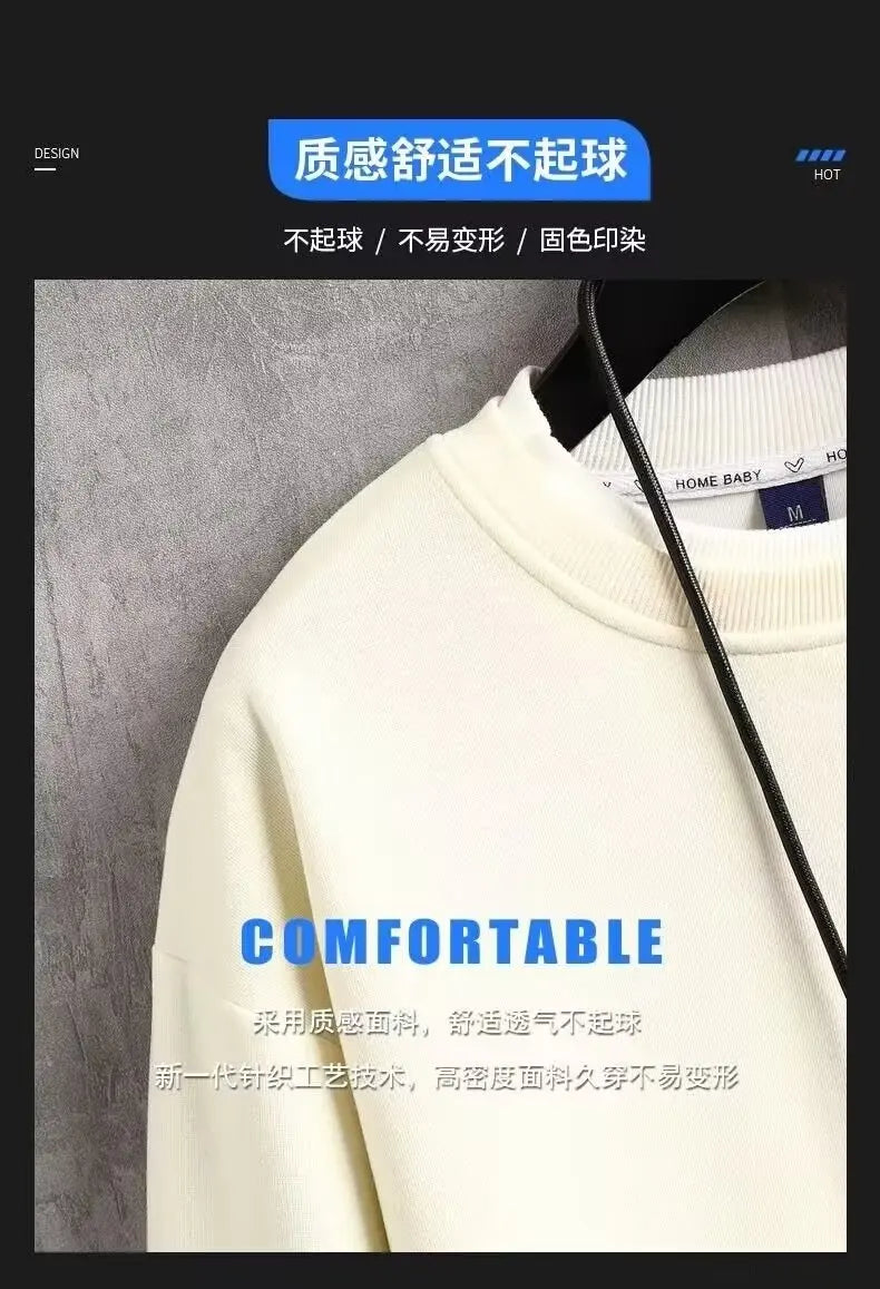 Comfortable  Oversized Loose Design Lovers Casual Long Sleeve T-shirt