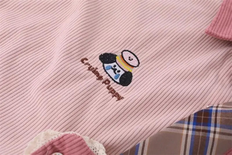 Preppy Style  Sweet Cute Chic Asymmetrical Tops