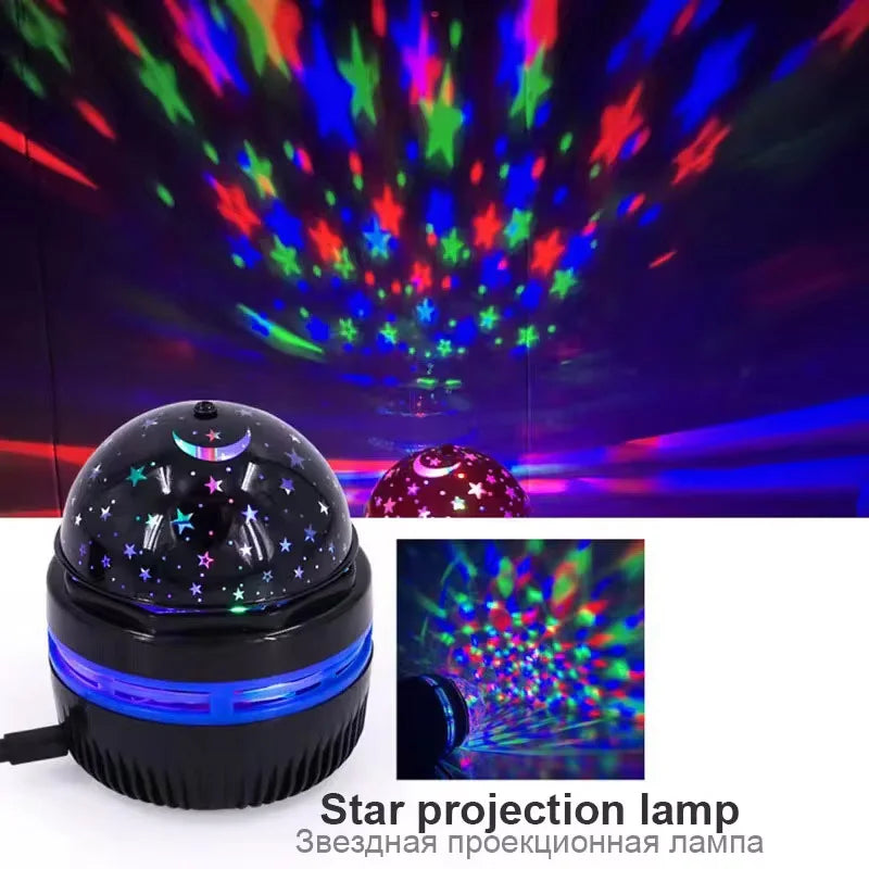 Colorful LED Starry Sky Projector