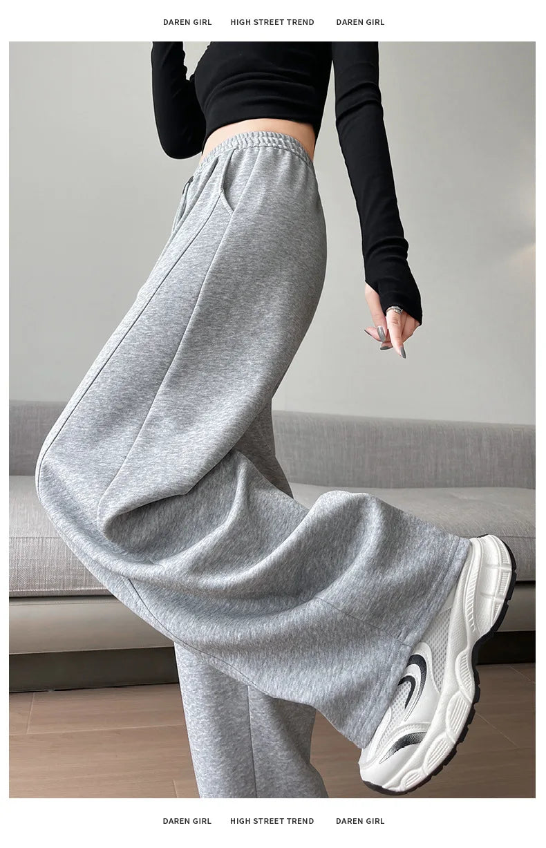 High-waisted  Casual Sweatpants