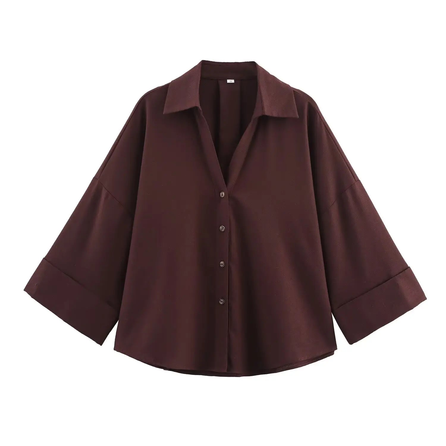 Wide Sleeved Shirt Women  Shirts & Blouses