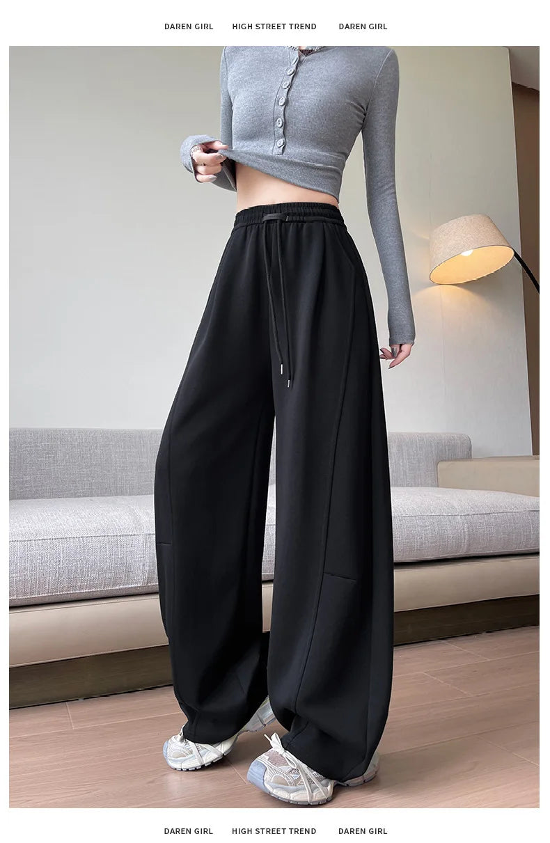 High-waisted  Casual Sweatpants